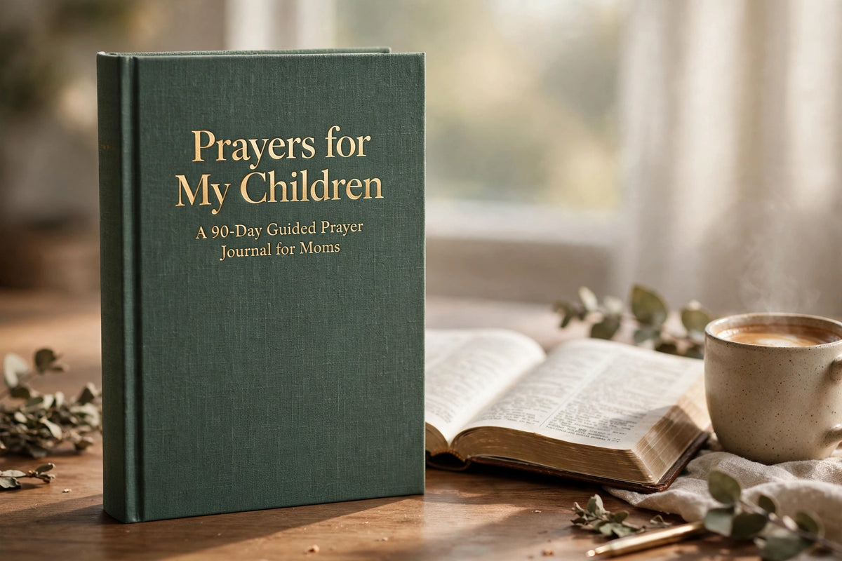 Prayers for My Children — hardcover prayer journal cover